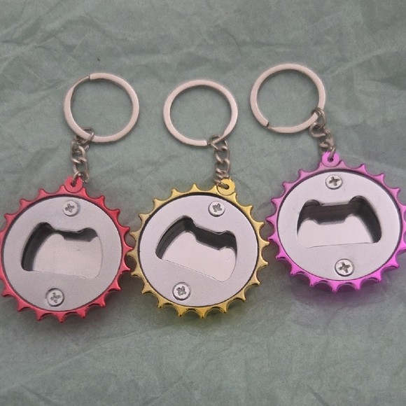 Colorful Los Angeles Keychains Set - Picture 2 of 5